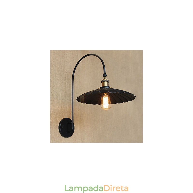 Apliques de parede Iluminação de banheiro Luzes de parede externas Luzes de parede de leitura Tradicional Clássico Metal