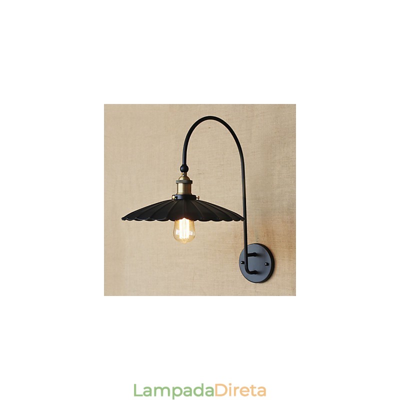 Apliques de parede Iluminação de banheiro Luzes de parede externas Luzes de parede de leitura Tradicional Clássico Metal