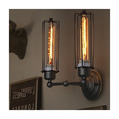 Luminária de parede de ferro retrô estilo loft americano country, luzes da indústria de arte Luminária de parede de ferro retrô estilo loft americano country, luzes da indústria de arte