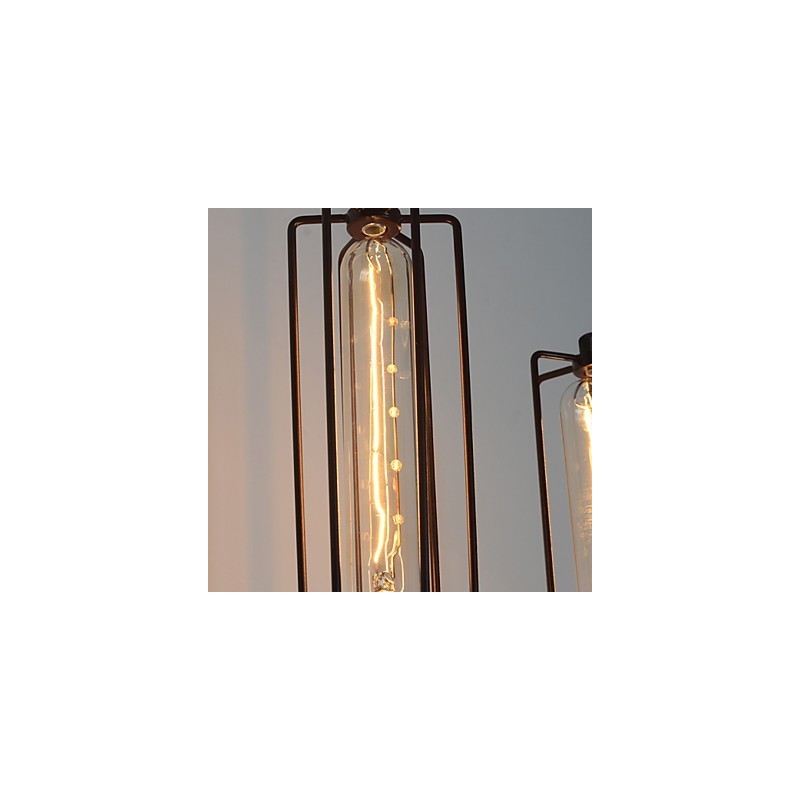 Luminária de parede de ferro retrô estilo loft americano country, luzes da indústria de arte