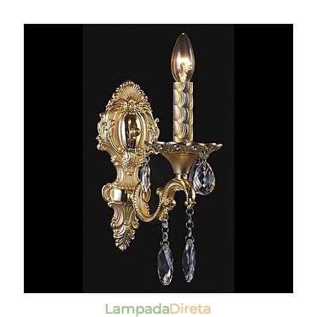 Luminária de parede de cristal luxuosa em lâmpada em destaque Candle Luminária de parede de cristal luxuosa em lâmpada em destaque Candle