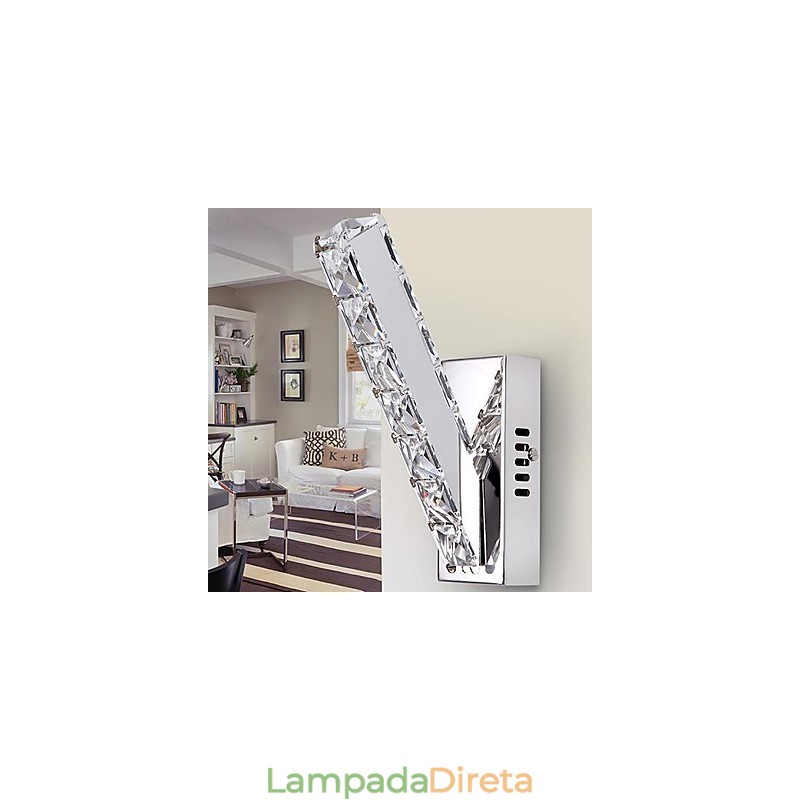 Apliques de parede de cristal Metal moderno e contemporâneo