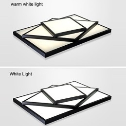 Luminária de teto quadrada embutida moderna contemporânea