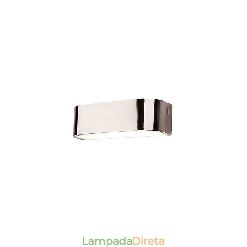 Luminárias de parede embutidas modernas contemporâneas de metal
