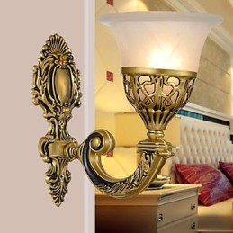 Luminária de parede europeia, corredor, escadas, luminária de parede do quarto, cabeceira da cama