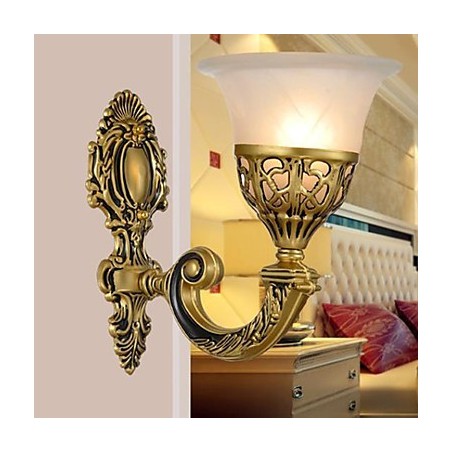 Luminária de parede europeia, corredor, escadas, luminária de parede do quarto, cabeceira da cama