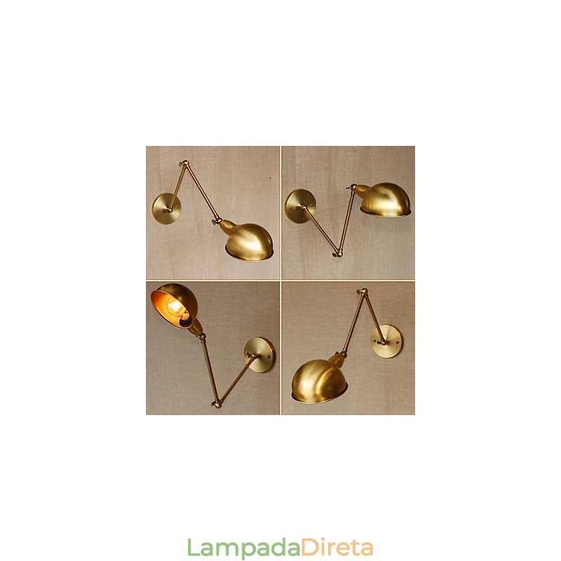 O braço longo do estilo industrial americano duplo de alta qualidade decorativo de parede
