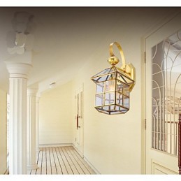 Lâmpada externa Lâmpada de jardim Lâmpada externa Lâmpada de cobre completo B