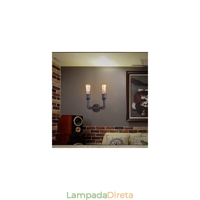 Cheio de personalidade, aparência elegante, gaiola americana retrô, parede