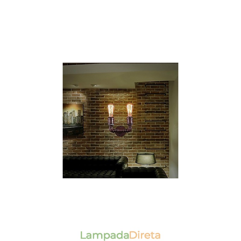 Cheio de personalidade, aparência elegante, gaiola americana retrô, parede