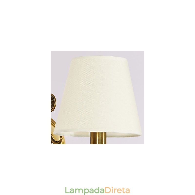 Luminárias de parede clássicas para quarto, luminárias de parede simples de metal para sala de estar, bar, café, corredor, varanda, luminária de parede
