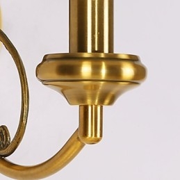 Luminárias de parede clássicas para quarto, luminárias de parede simples de metal para sala de estar, bar, café, corredor, varanda, luminária de parede