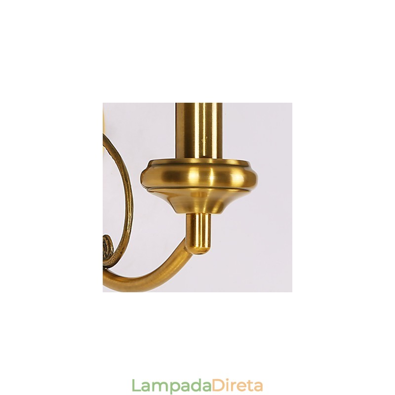 Luminárias de parede clássicas para quarto, luminárias de parede simples de metal para sala de estar, bar, café, corredor, varanda, luminária de parede