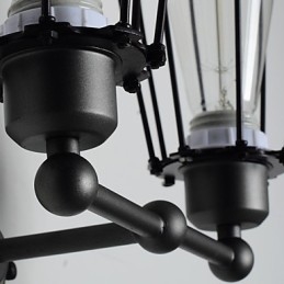 Loft American Country Iron Art Antique Wall Lamp Indústria Luzes