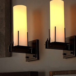Loft Contraído E Contemporâneo Retro Personalidade Castiçal Lâmpada De Parede Luzes