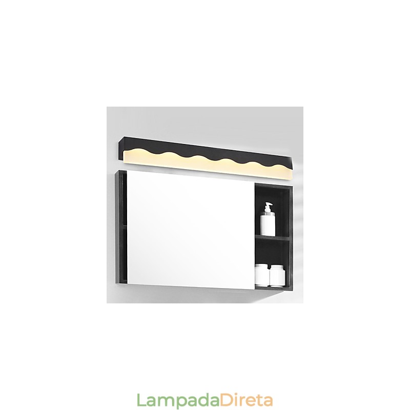 Iluminação de banheiro Wall Washers Luzes de parede de leitura Mini estilo moderno contemporâneo Metal