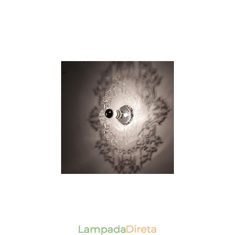 Luminária de parede Nordic 5 D Phantom Rome Shadow