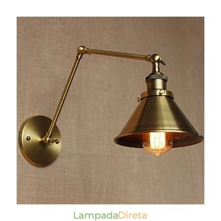 American Rural Countryside Retro Bronze Warehouse Restaurante Café Decorativo Wall Sconce American Rural Countryside Retro Bronze Warehouse Restaurante Café Decorativo Wall Sconce