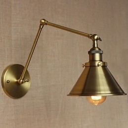 American Rural Countryside Retro Bronze Warehouse Restaurante Café Decorativo Wall Sconce