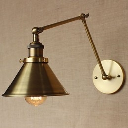 American Rural Countryside Retro Bronze Warehouse Restaurante Café Decorativo Wall Sconce