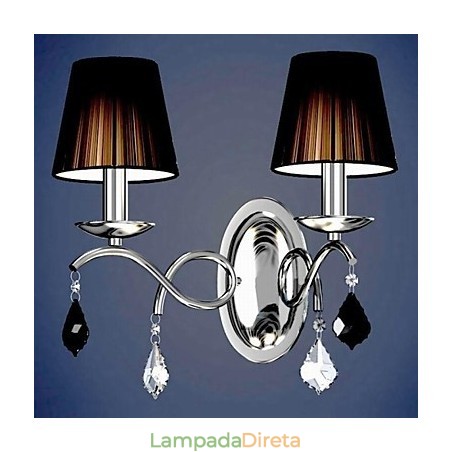 Apliques de parede modernos e contemporâneos em metal Apliques de parede modernos e contemporâneos em metal