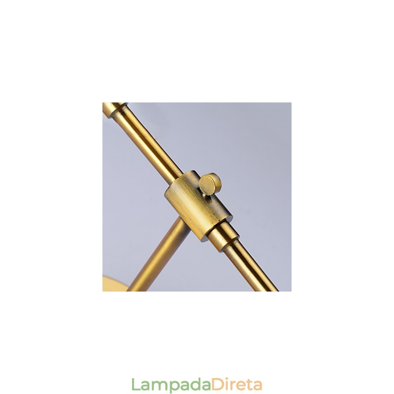 Luminárias de parede clássicas para quarto, luminárias de parede simples de metal para sala de estar, bar, café, corredor, varanda, luminária de parede