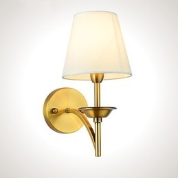 Luminárias de parede clássicas para quarto, luminárias de parede simples de metal para sala de estar, bar, café, corredor, varanda, luminária de parede