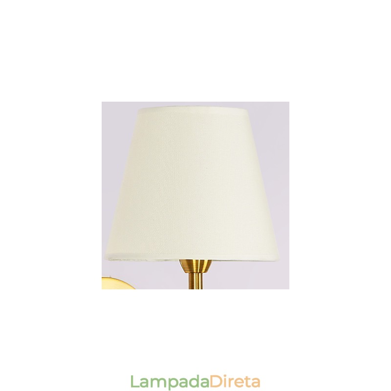 Luminárias de parede clássicas para quarto, luminárias de parede simples de metal para sala de estar, bar, café, corredor, varanda, luminária de parede