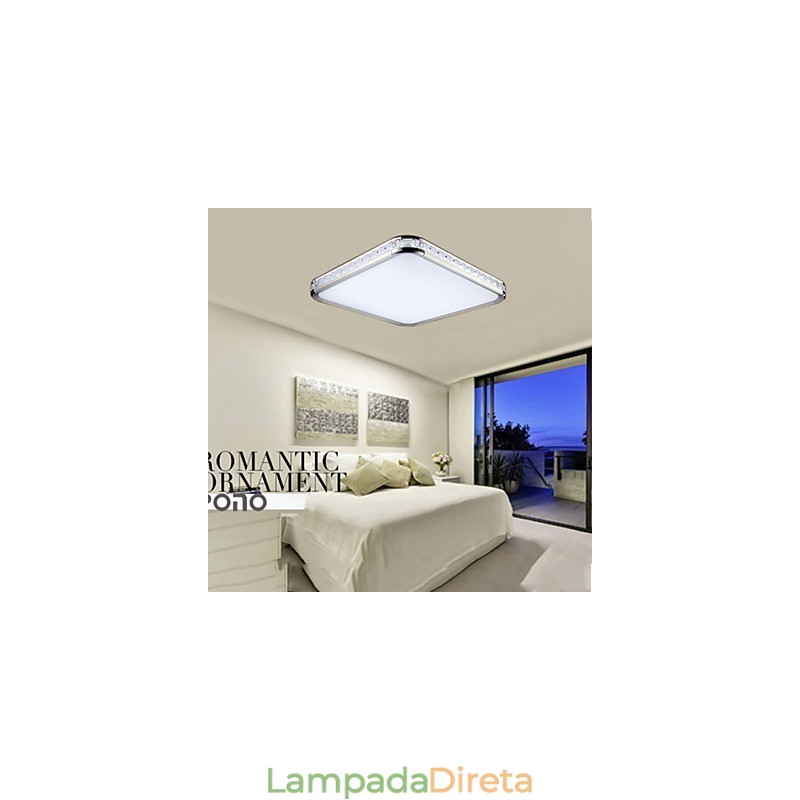 Luminária embutida de acrílico moderna de luxo com luz ajustável dourada ou prateada, você pode escolher
