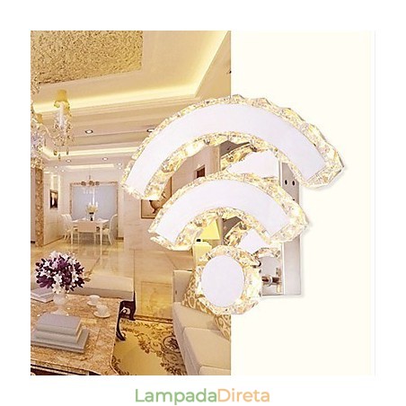 Apliques de parede Cristal Mini Estilo Moderno Contemporâneo Cristal Apliques de parede Cristal Mini Estilo Moderno Contemporâneo Cristal