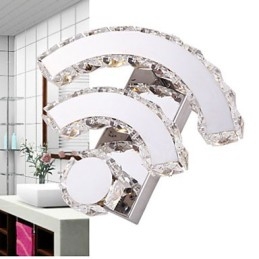Apliques de parede Cristal Mini Estilo Moderno Contemporâneo Cristal