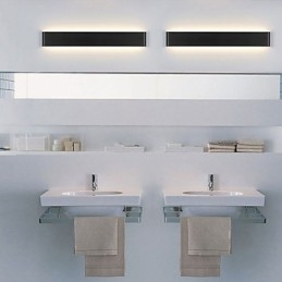 Apliques de parede Iluminação de banheiro Moderno Contemporâneo Metal