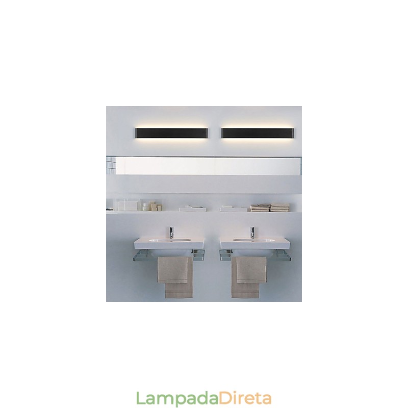 Apliques de parede Iluminação de banheiro Moderno Contemporâneo Metal