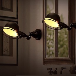 Luminária de parede dobrável com personalidade retrô para corredor, da Creative Industries