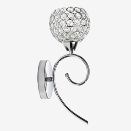 Apliques de parede Luminárias de parede de leitura Cristal Mini Estilo Moderno Contemporâneo Metal