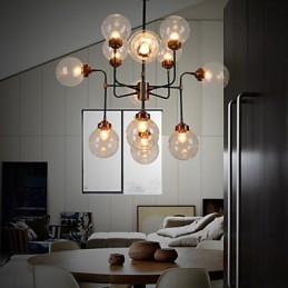 Magic Beans Droplight Criativo de Personagem Individual Lâmpada de Ferro Forjado Indústria Vento