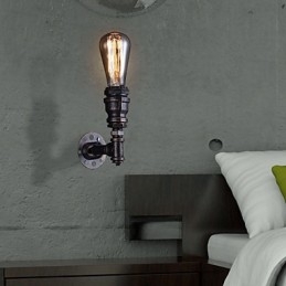 Luminária de parede de cabeceira de metal retrô Village Pastoral Living Room Luminária de parede para sala de jantar