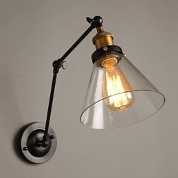Luminária de parede dupla criativa estilo loft rural retrô Titan Section