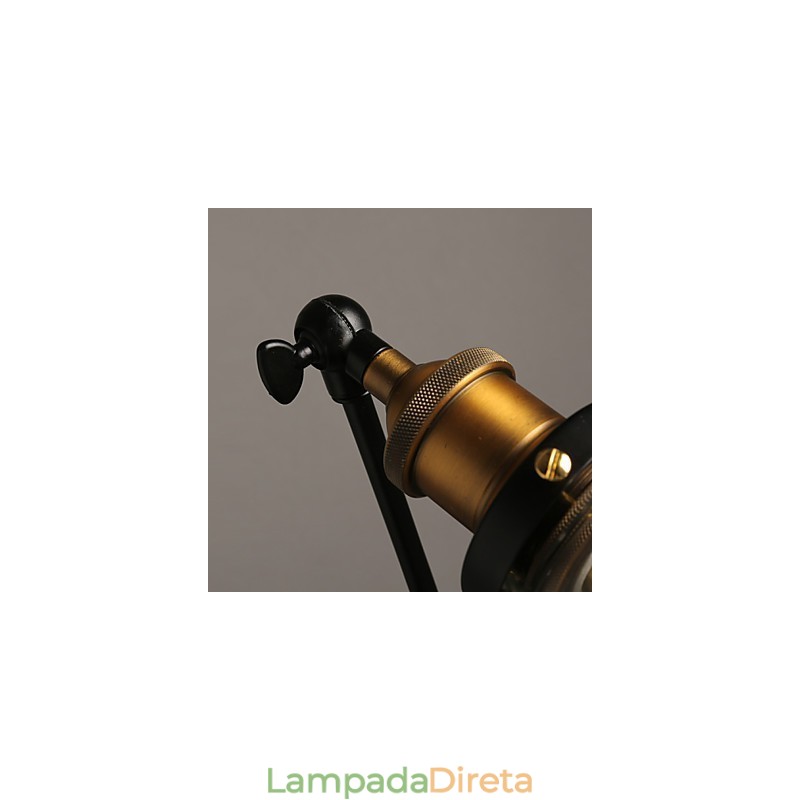 Luminária de parede dupla criativa estilo loft rural retrô Titan Section