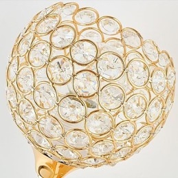 Luminária de parede de cristal moderna e minimalista