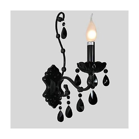 Cristal Mini Estilo Arandelas De Parede Vela Luzes De Parede Moderno Contemporâneo Metal Cristal Mini Estilo Arandelas De Parede Vela Luzes De Parede Moderno Contemporâneo Metal