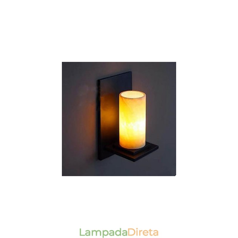 Luminária de parede de mármore Luminária de parede para corredor de café e restaurante