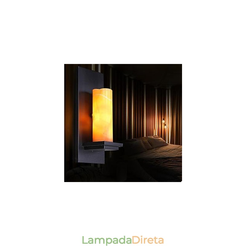 Luminária de parede de mármore Luminária de parede para corredor de café e restaurante
