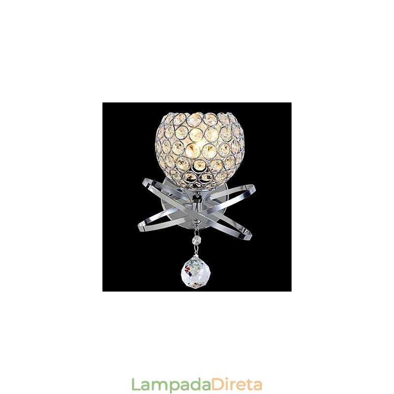 Apliques de parede de cristal Metal moderno e contemporâneo
