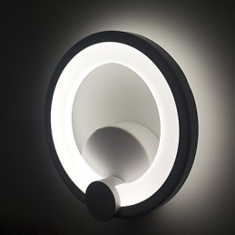 Apliques de parede Modern Ring Contemporâneo Metal Acrílico 90 240V
