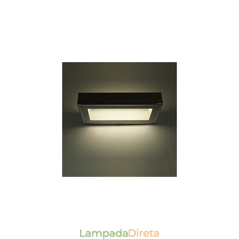 Luminárias de parede embutidas modernas contemporâneas de metal