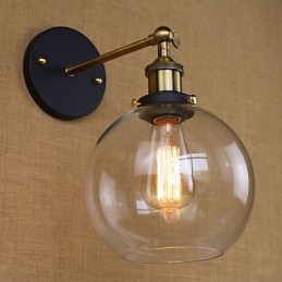 Espuma redonda nostálgica país americano de comércio de exportação dos modelos originais de arandela decorativa industrial