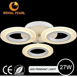 Luminária pendente moderna, luminária suspensa