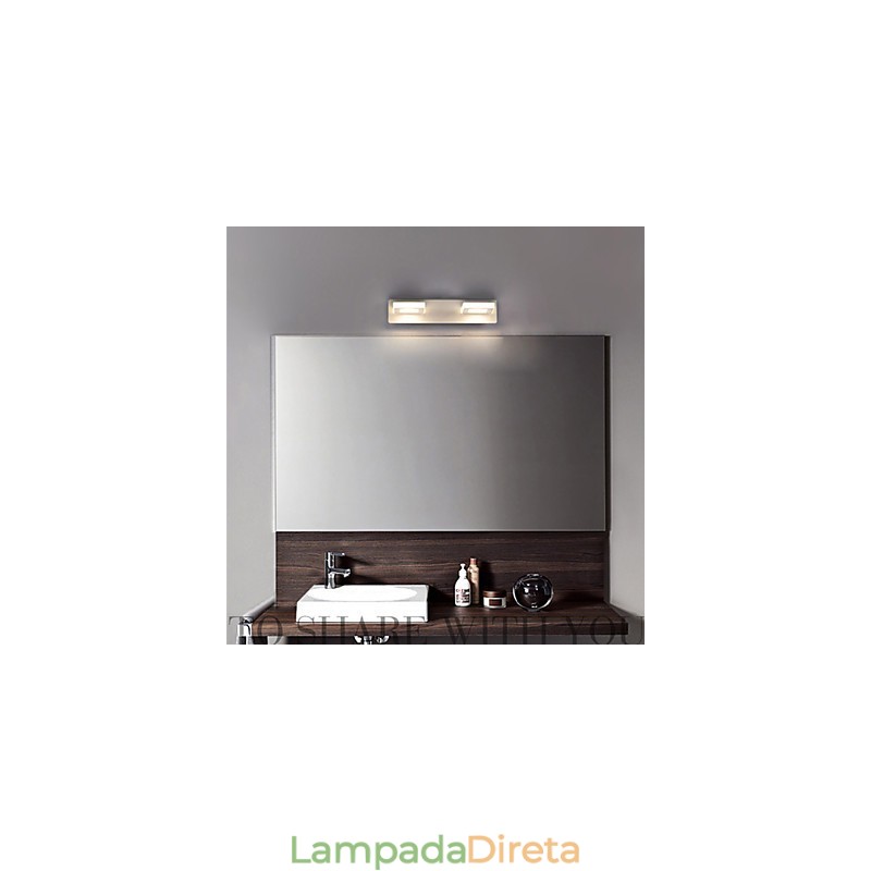 Iluminação de banheiro moderna contemporânea Metal