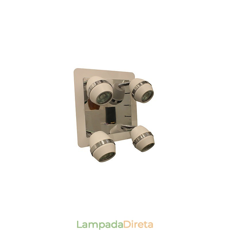 Moderno Esférico Cromado Luzes de Parede Luzes de Banheiro Com 4 Luzes